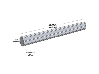 8' NEX® 2.0 Pipe Mill Finish
